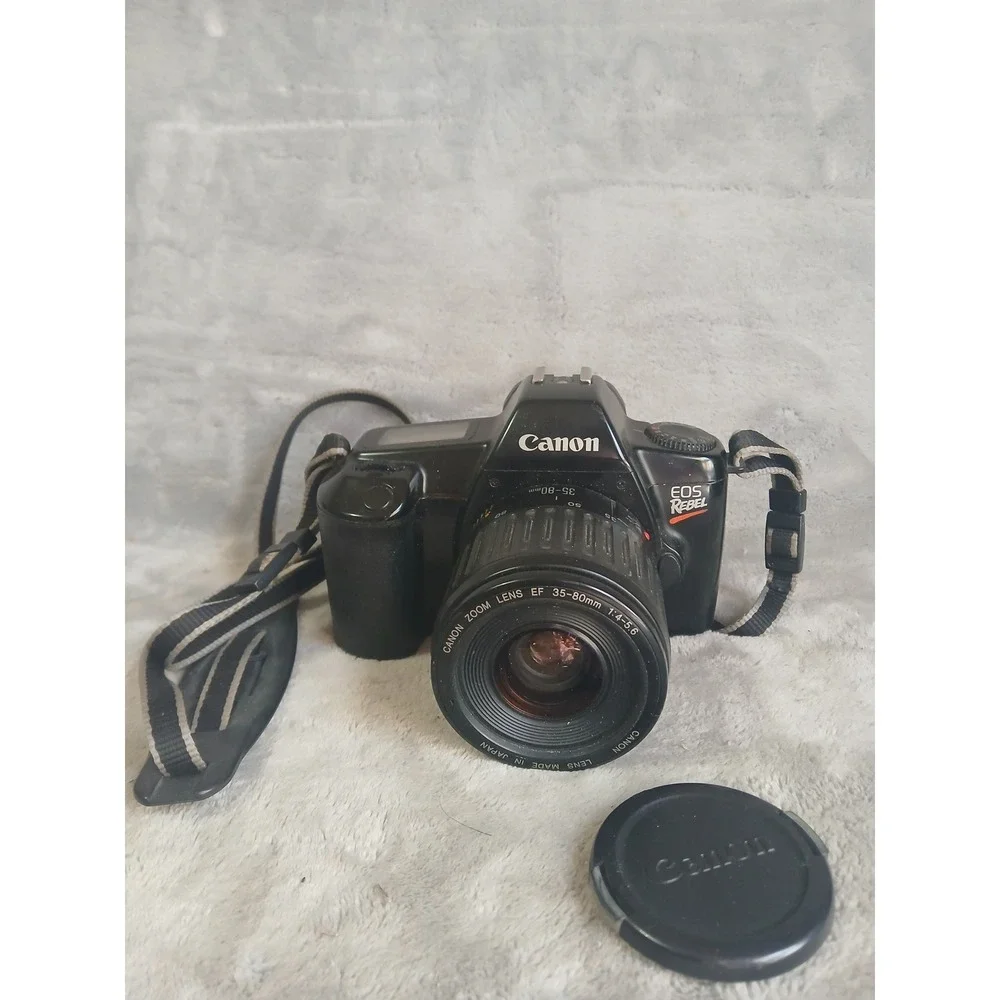 Canon EOS Rebel S‎ II 35mm SLR Film Camera w/ EF 35-80mm f/4-5.6 Zoom Lens Black